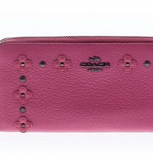 Coach Dahlia Slim Accordion Zip Wallet with Rivets, model number F53980